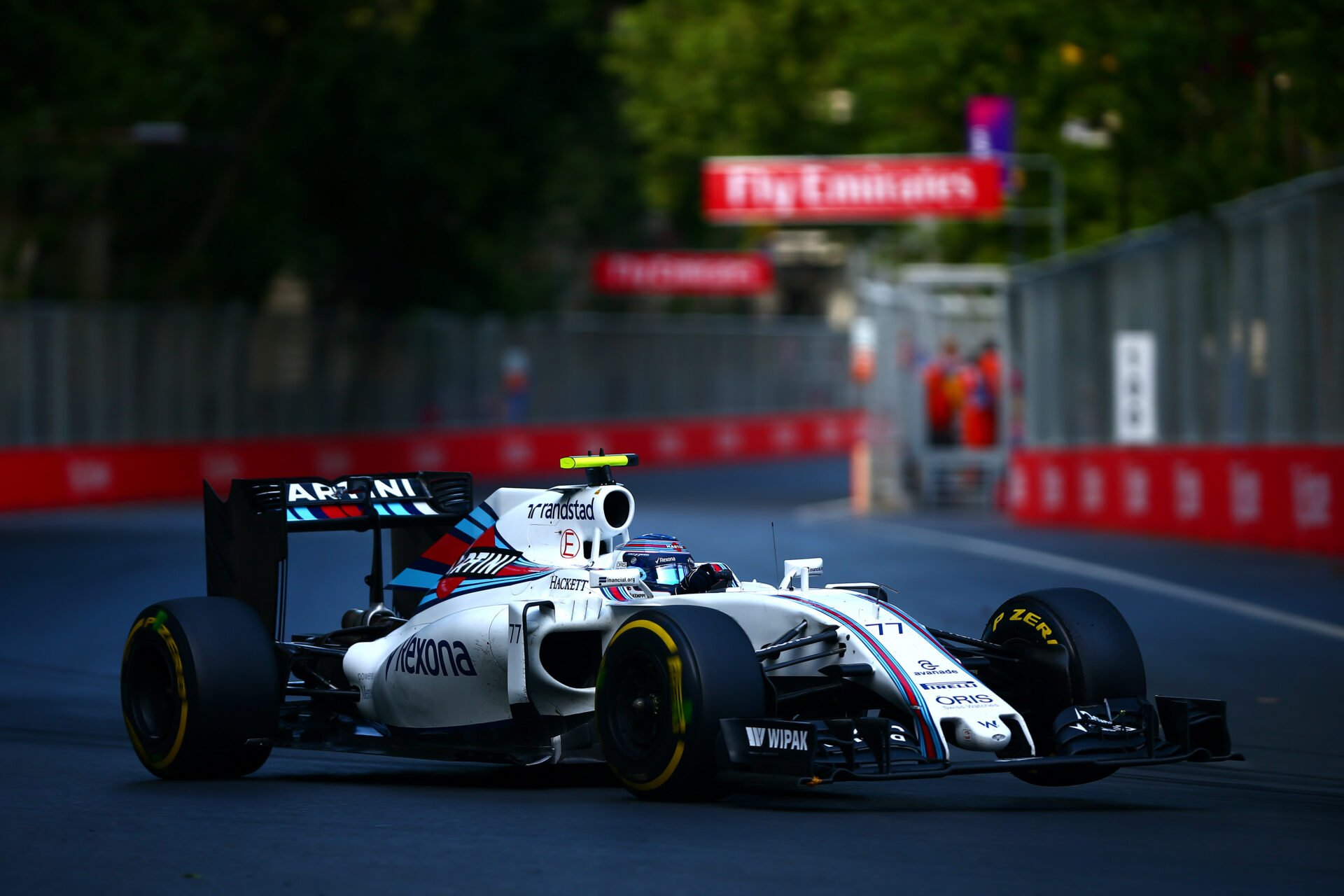 Valtteri Bottas hit 378 km/h / 234.9 mph (Baku 2016 qualifying).