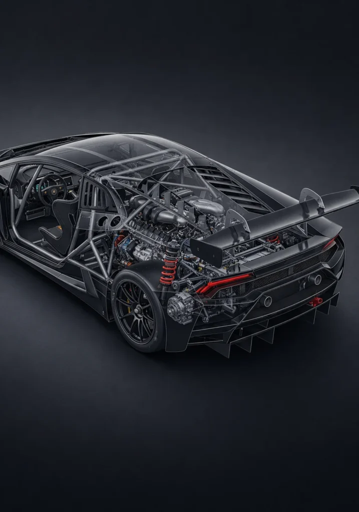 GT3 Race Car Diagram Explained