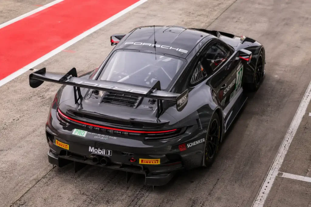 GT3 Race Car Top Side Rear