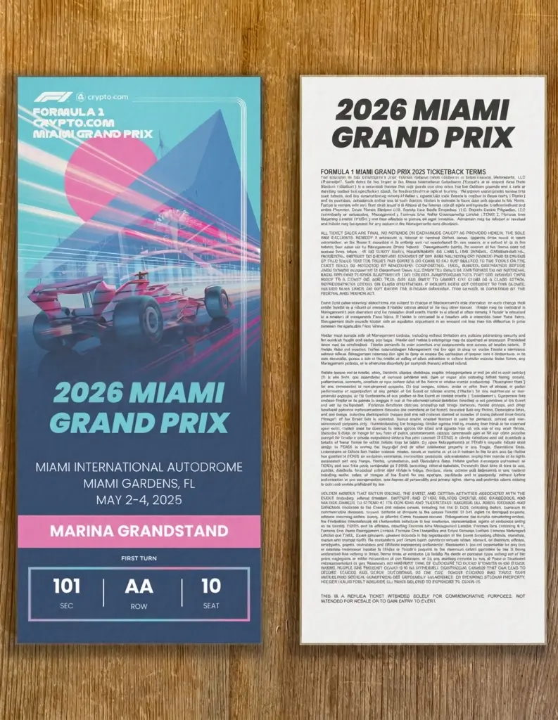 Miami Grand Prix Tickets 2026