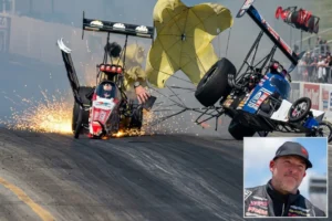 tony stewart nhra crash