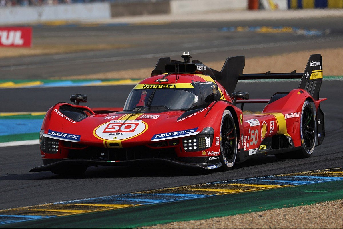 Ferrari 499P number 50 — Le Mans 2026 overall winner