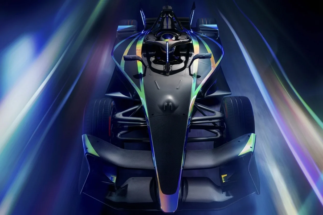 Electric racing car aerodynamics and powertrain — Formula E Gen3 Evo specification technology breakdown 2026