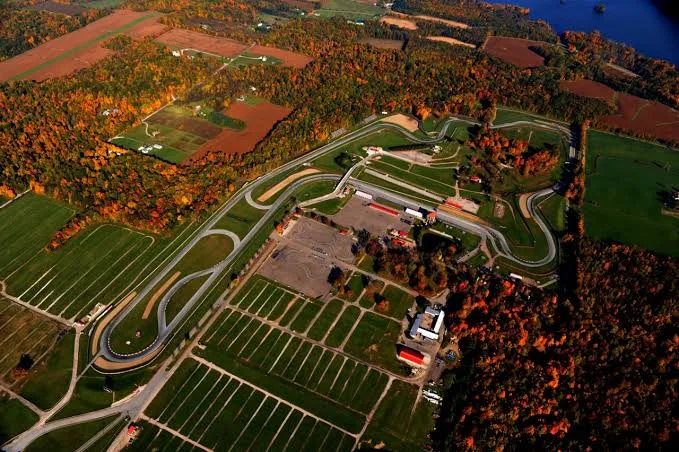 Mid-Ohio Sports Car Course road course winding through natural terrain — Honda Indy 200 2026 circuit