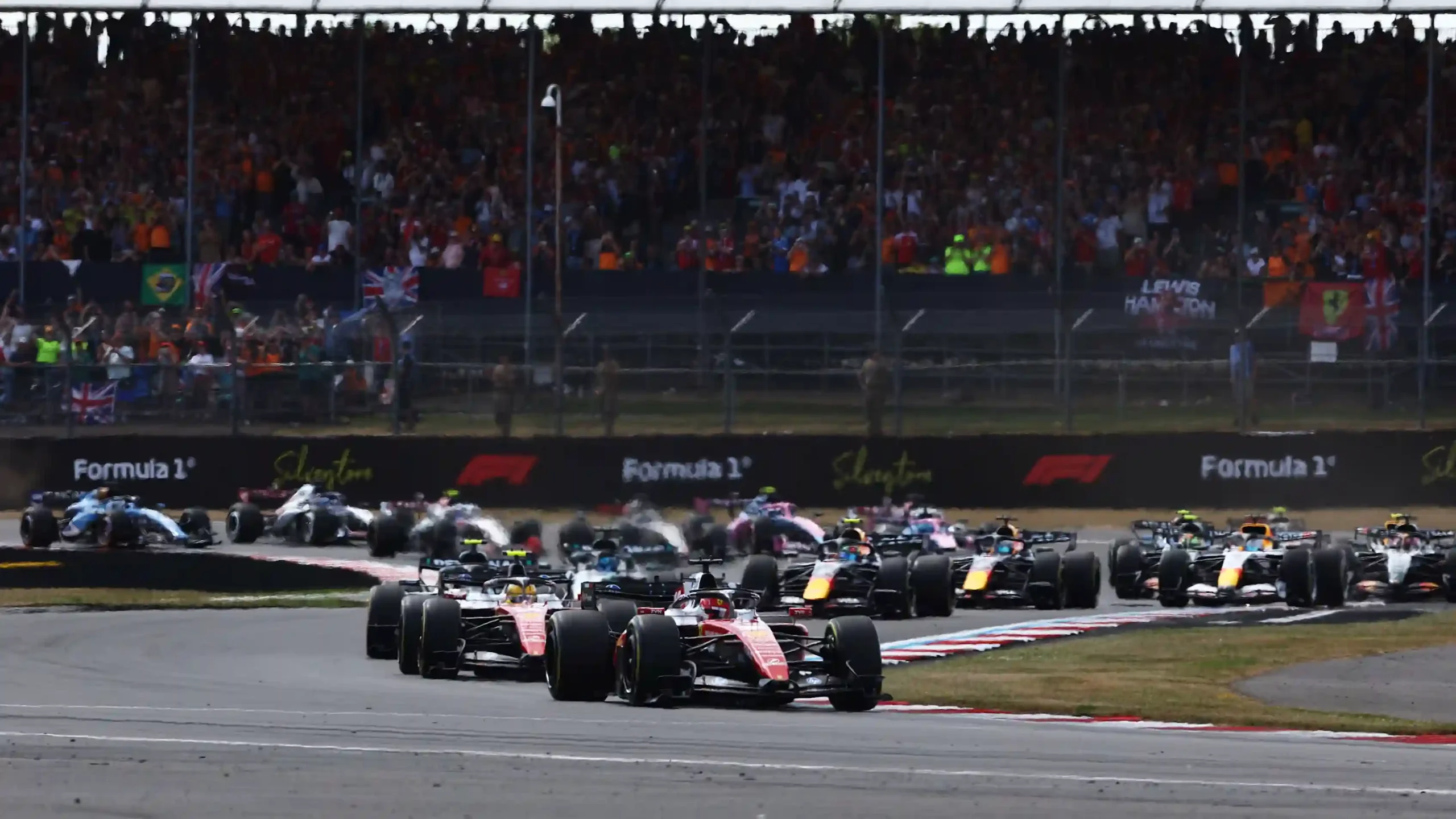 Charles Leclerc leads the 2026 British Grand Prix field at Silverstone