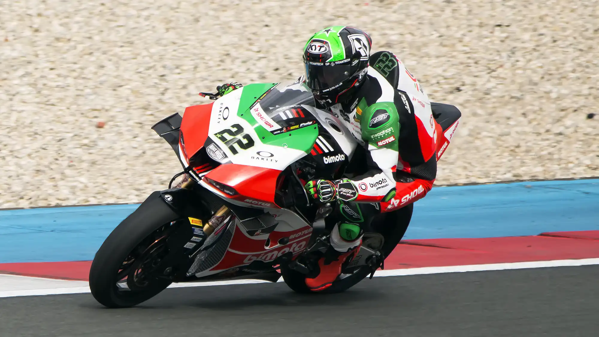 Alex Lowes riding the Bimota KB998 Rimini during the 2026 WorldSBK season