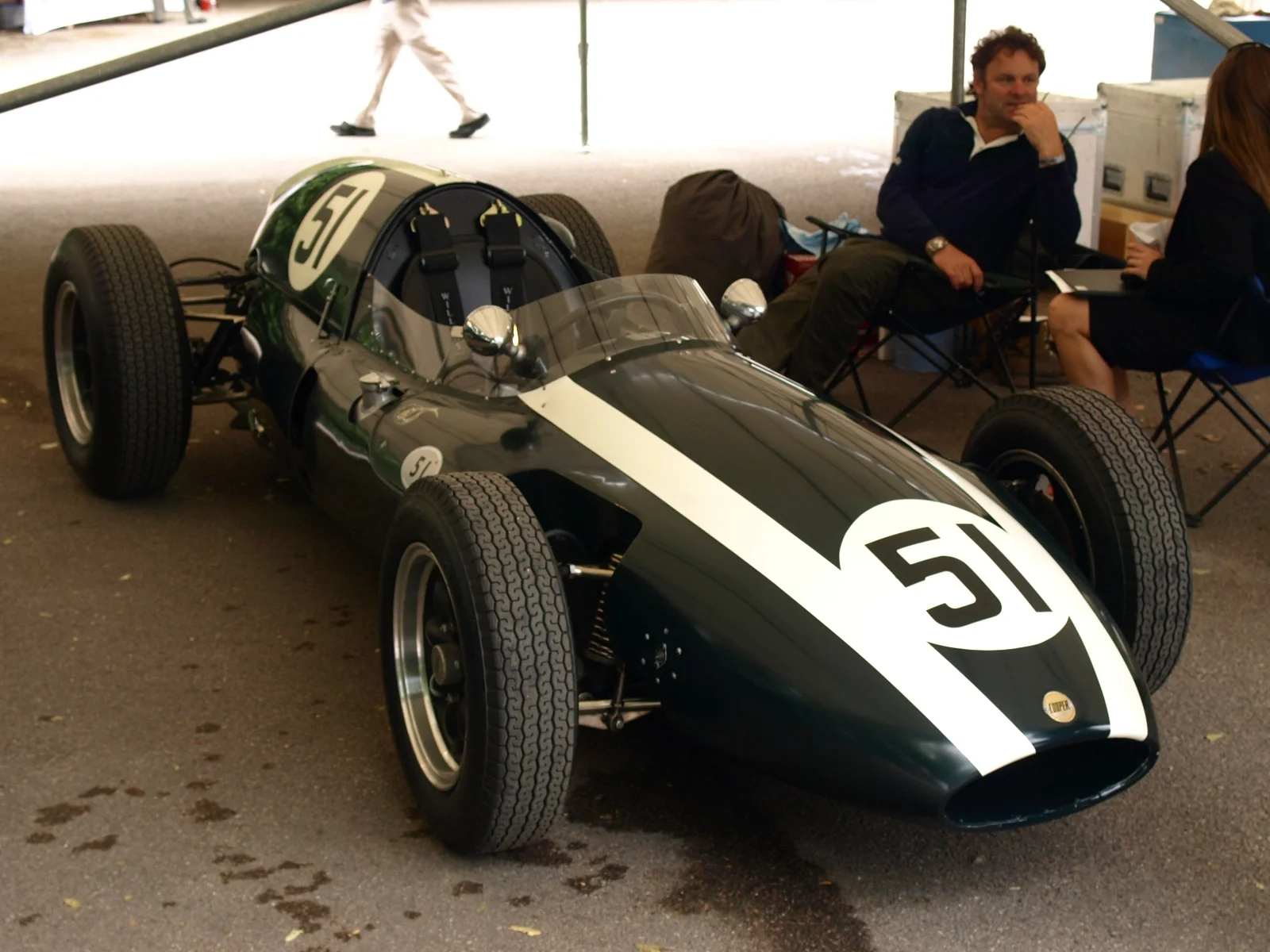 Cooper T51 showing the compact rear-engine layout that transformed Formula 1