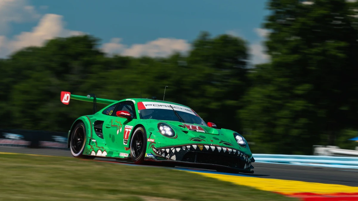 IMSA GTD class action during the Chevrolet Grand Prix weekend at Canadian Tire Motorsport Park