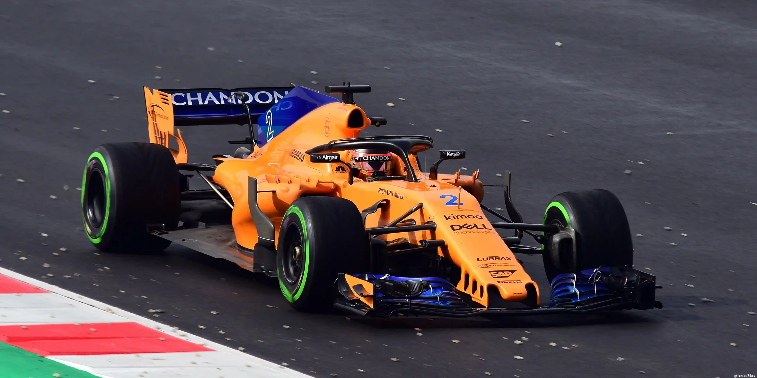 Stoffel Vandoorne testing the McLaren MCL33 during 2018 pre-season testing in Barcelona
