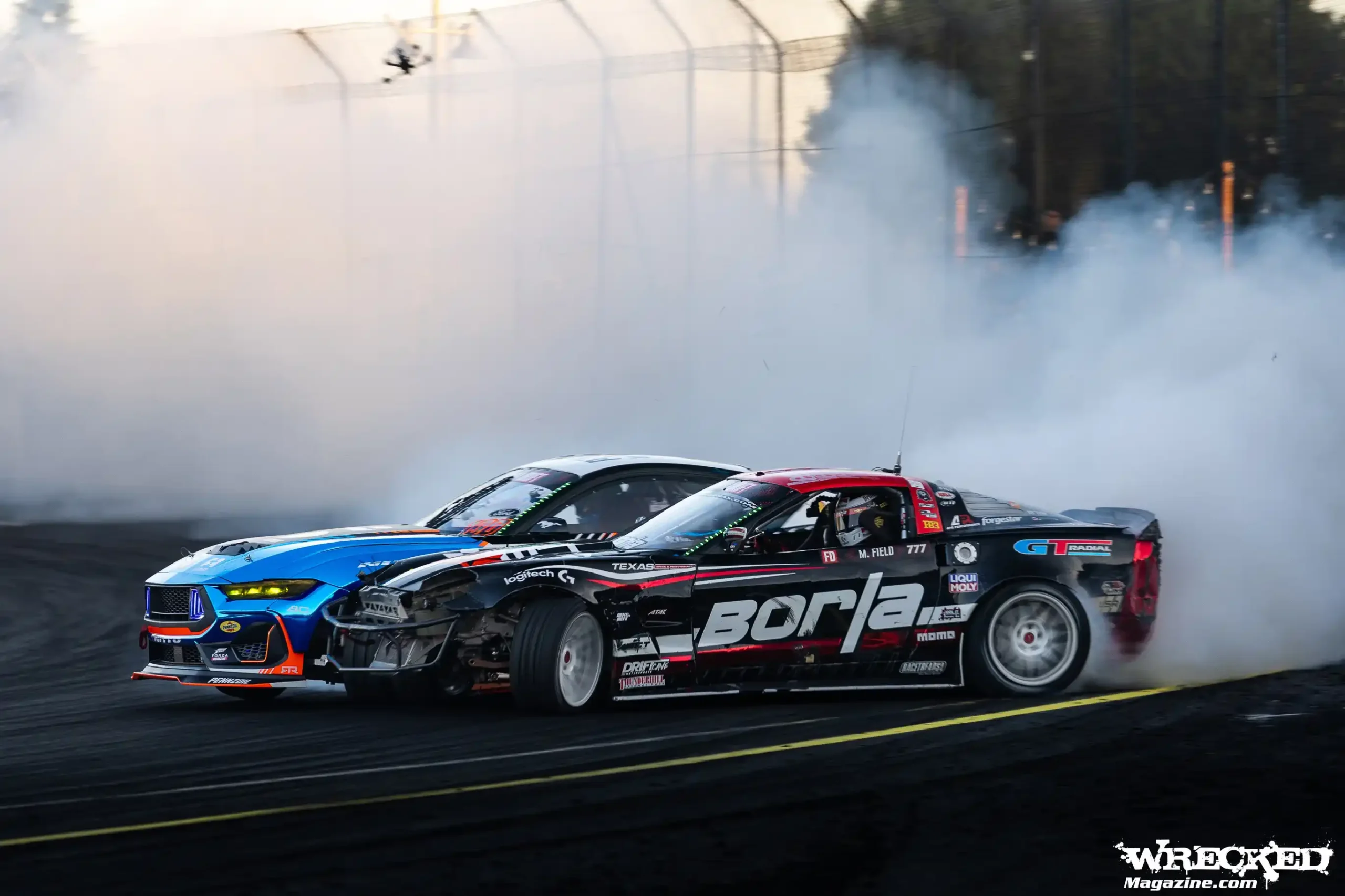 Matt Field and James Deane tandem at Formula DRIFT Seattle