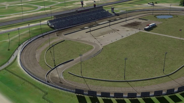 Official rendering of the new Formula DRIFT Indianapolis Raceway Park course for 2026