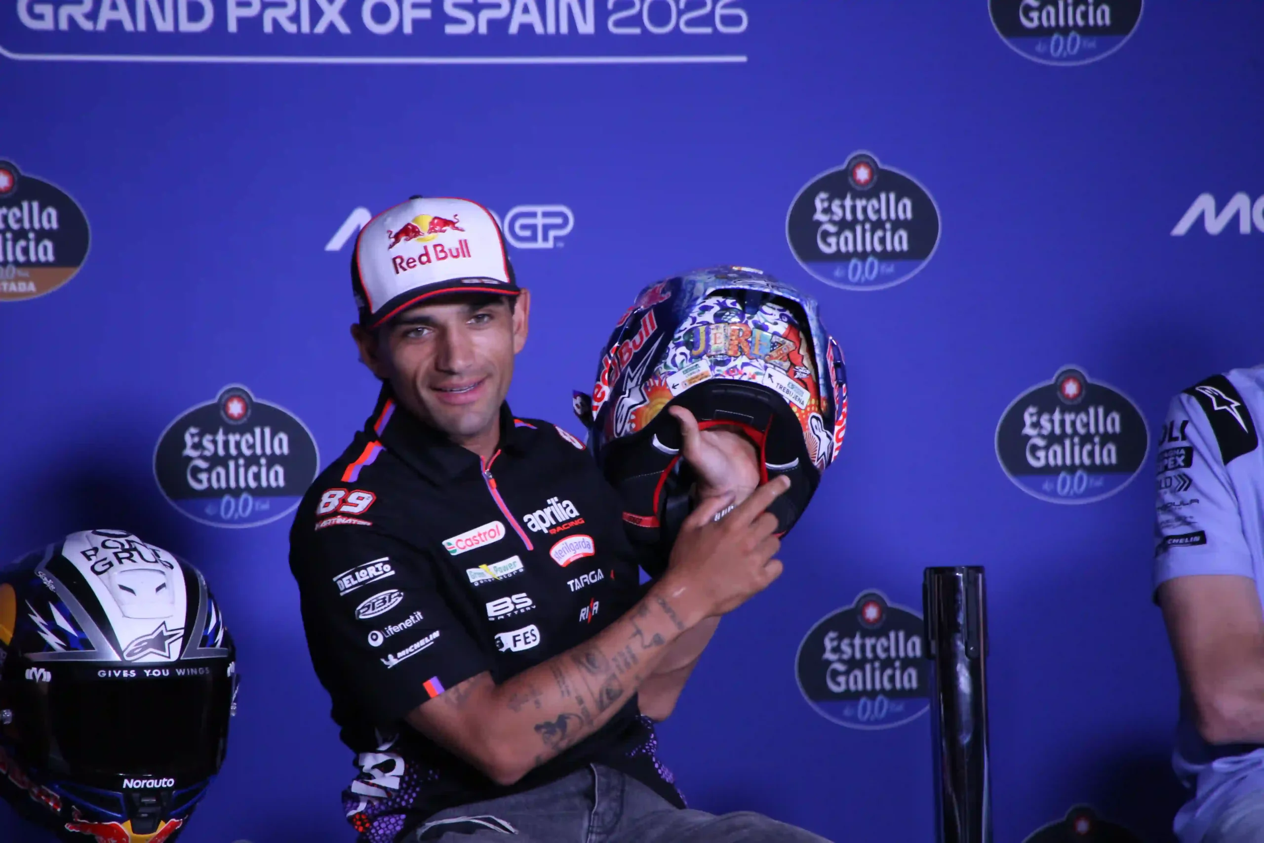 Jorge Martin at the 2026 Spanish Grand Prix weekend