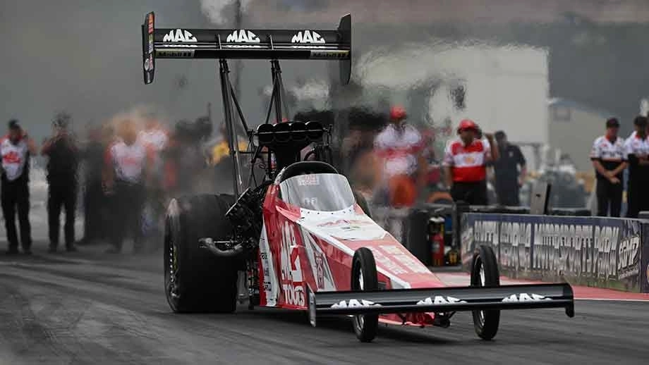 Doug Kalitta's Top Fuel dragster during the 2026 NHRA season