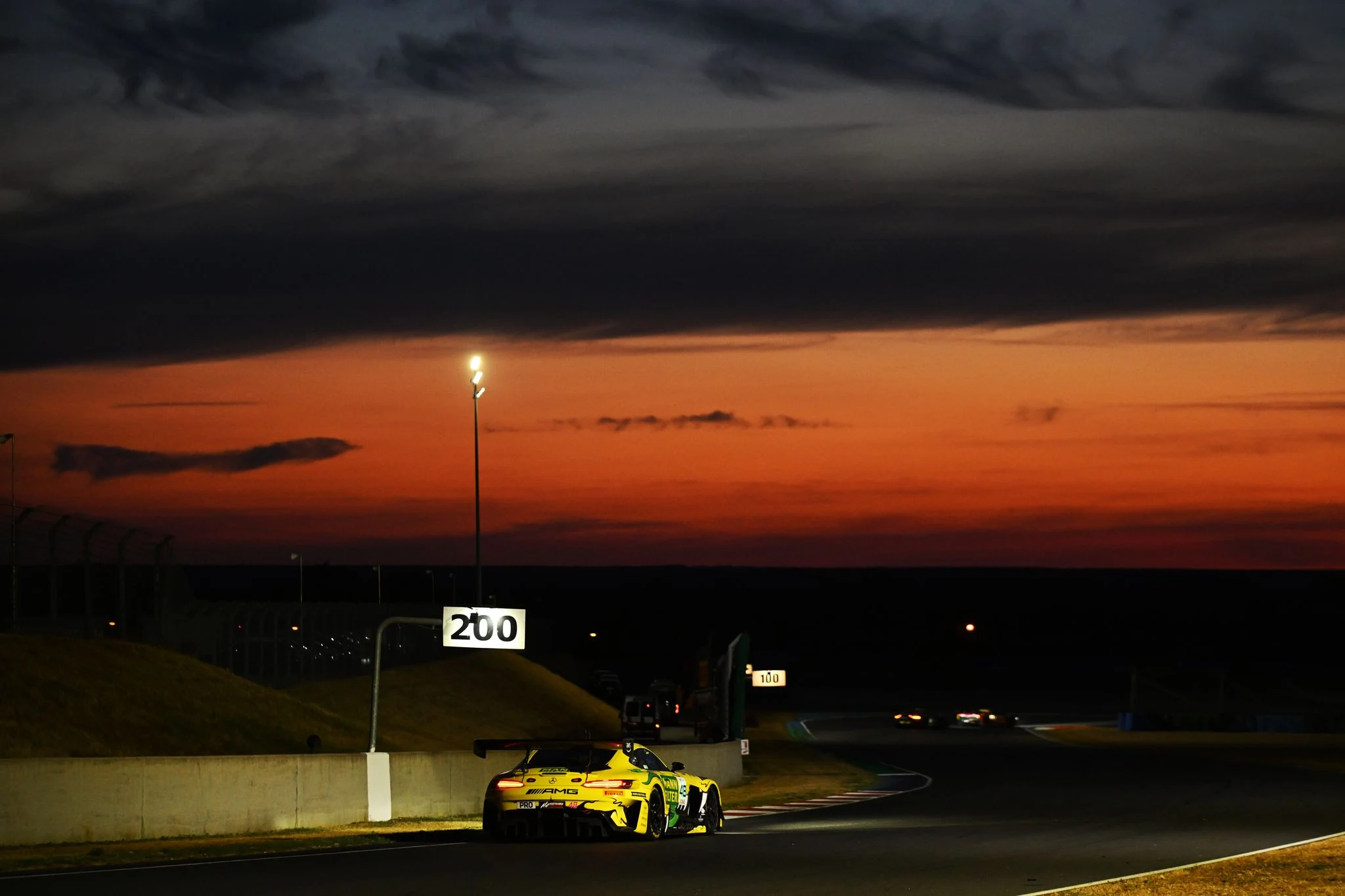 GT3 cars racing during the 2026 GT World Challenge Europe Sprint Cup weekend at Magny-Cours