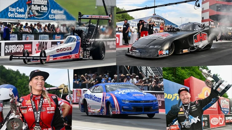 Leah Pruett during the 2026 NHRA season