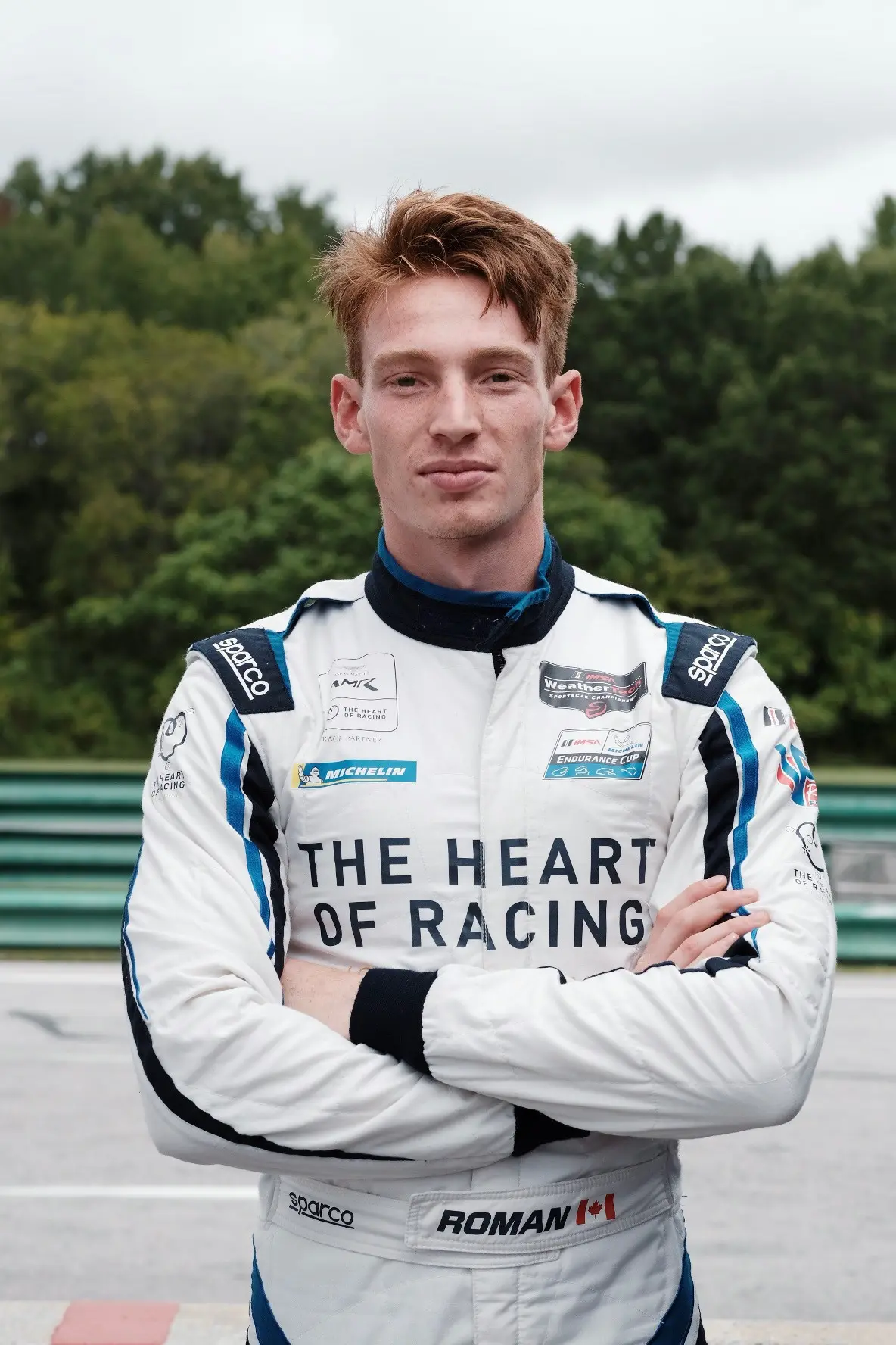 Roman De Angelis at the 2021 Michelin GT Challenge at VIR