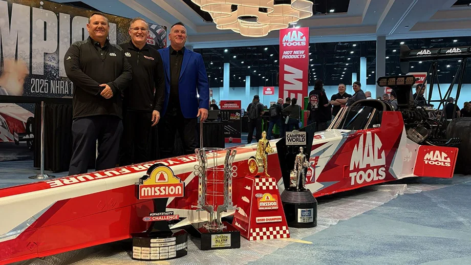 Doug Kalitta's 2026 Mac Tools Top Fuel dragster