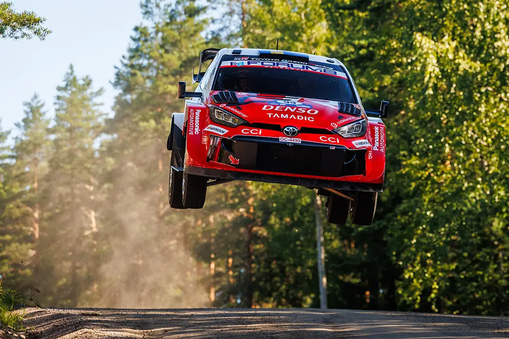 Oliver Solberg Toyota GR Yaris Rally1 during Rally Finland 2026