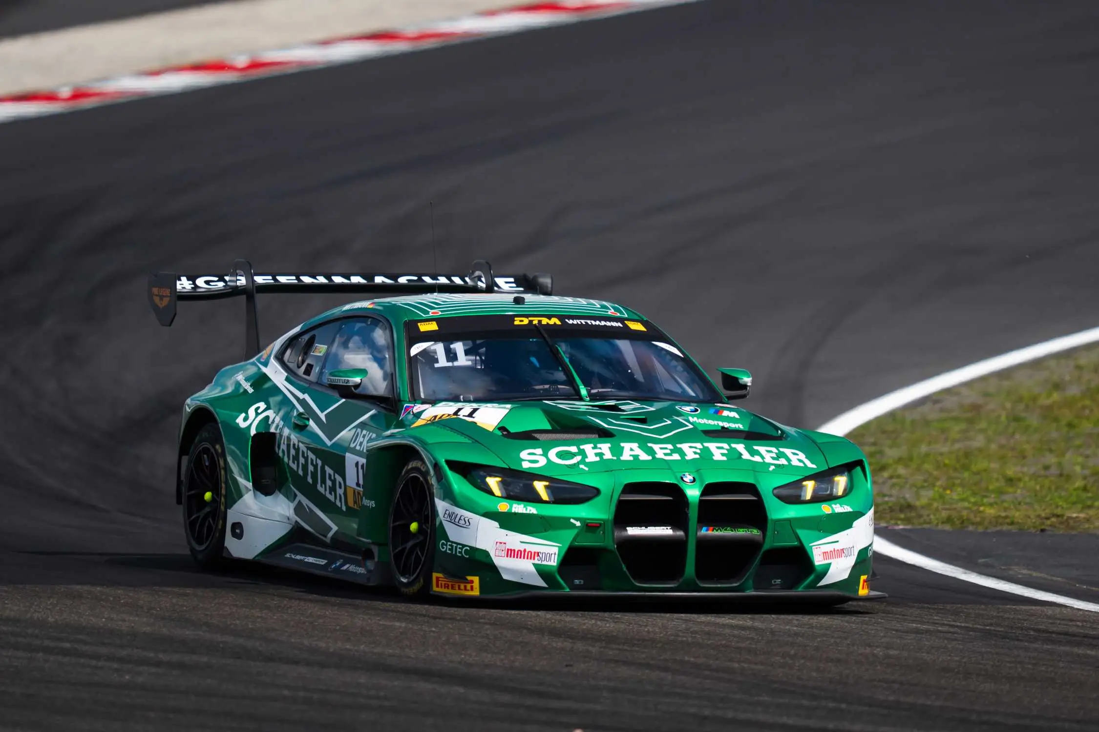 Marco Wittmann driving a BMW M4 GT3 Evo at the Nürburgring