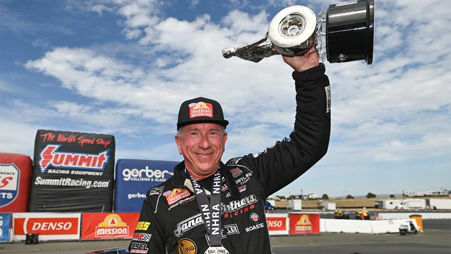 Greg Stanfield preparing for the 2026 NHRA Northwest Nationals after winning at Sonoma