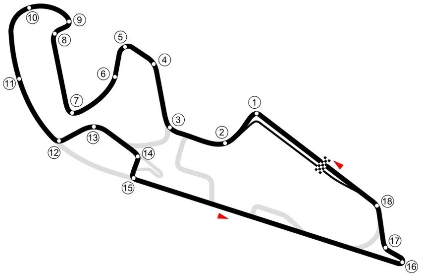 Aerial panorama of MotorLand Aragón circuit