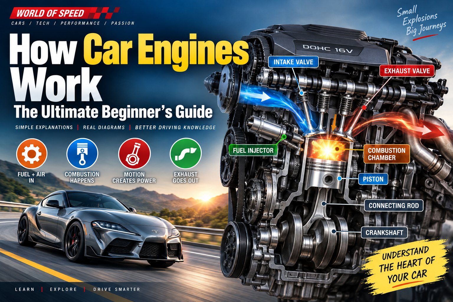 How Car Engines Work: A Visual Guide