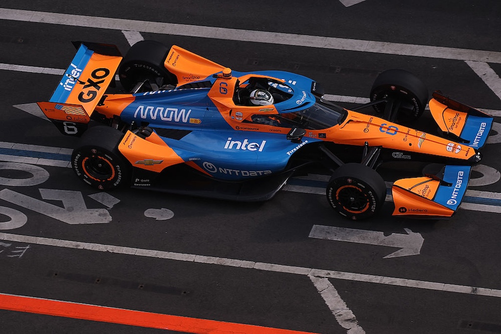 Arrow McLaren IndyCar with the new McLaren number font for 2027