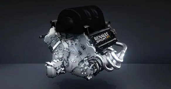 A naturally aspirated Formula 1 V8 engine from the 2006 to 2013 era