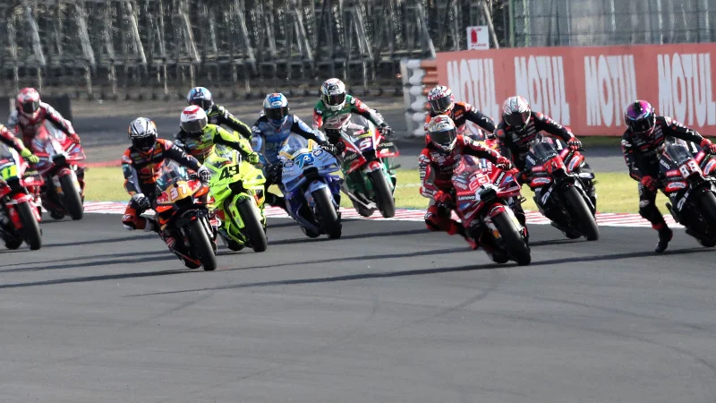MotoGP Sprint race action at the Mobility Resort Motegi, Japanese Grand Prix 2026