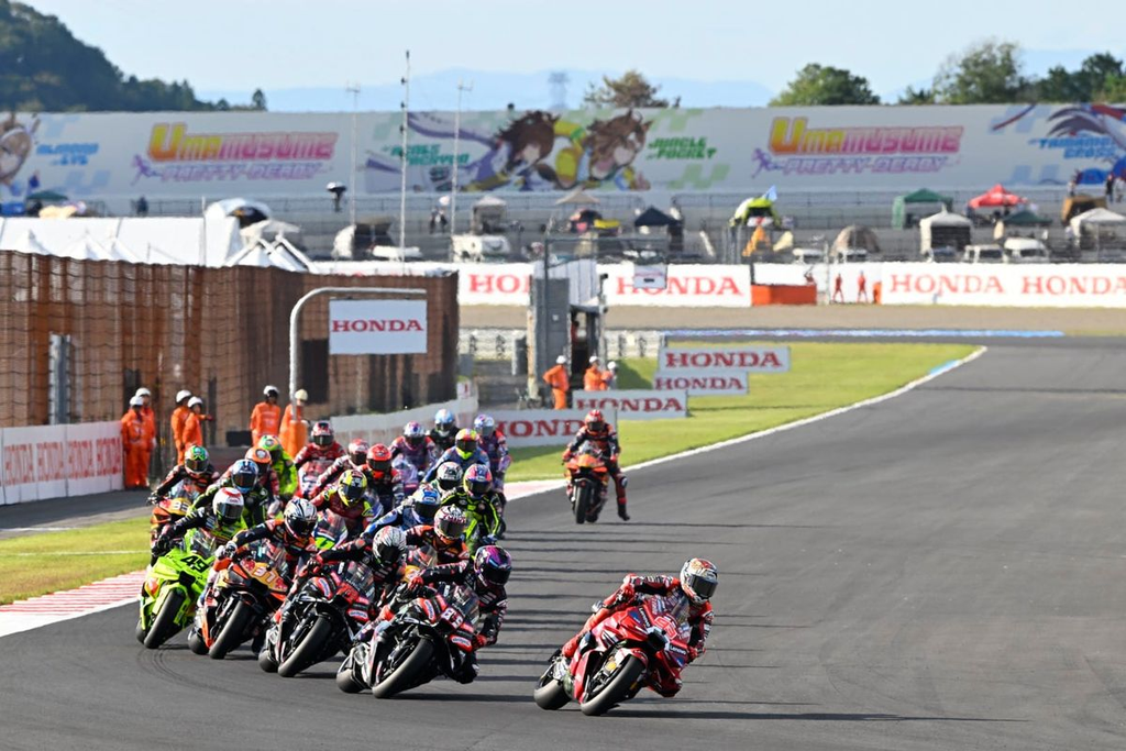 Riders in the MotoGP Sprint at Motegi during the 2026 Japanese Grand Prix